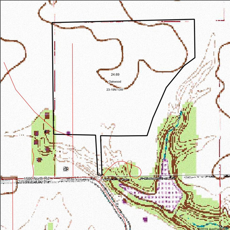 Salt Fork topo Butler Land Company